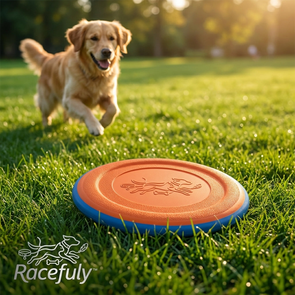 🟠🐕 Racefully™ AirDisc Pro – Frisbee Souple Haute Performance pour Chien