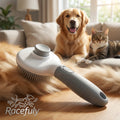 🐾🪶 Racefully™ FurEase Deluxe – Brosse Anti-Mue Nouvelle Génération